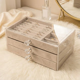 CrystalBox® – Organizador de Joias Premium com 3 Camadas (Protege, Organiza e Valoriza suas Peças) – Frete Grátis!