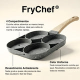 FryChef® – Frigideira 4 em 1 Antiaderente Premium