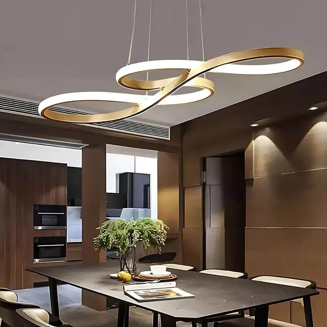 Lustre Pendente Dourado