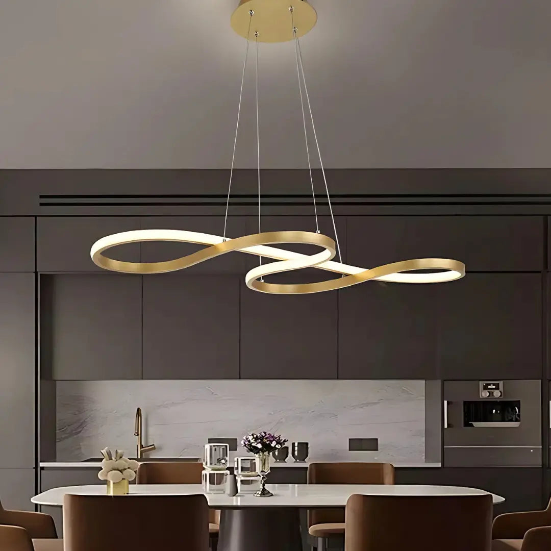 Lustre Pendente Dourado
