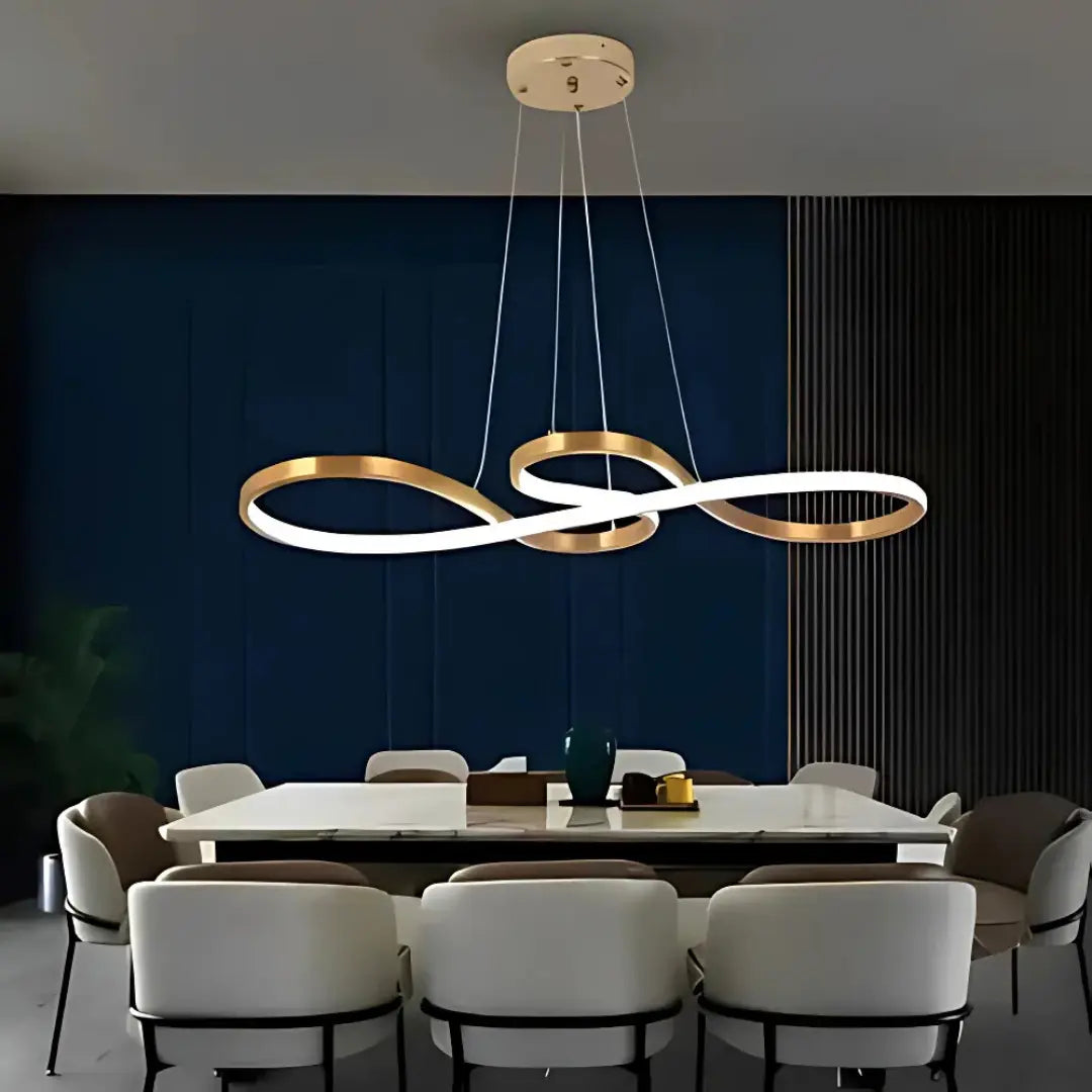 Lustre Pendente Dourado
