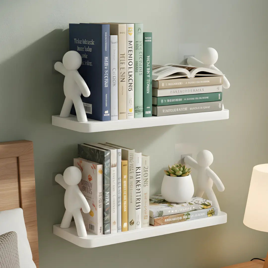 WallFix®  - Kit com 3 Prateleiras Adesivas Multiuso (Organização Completa Sem Furadeira) - Frete Grátis!