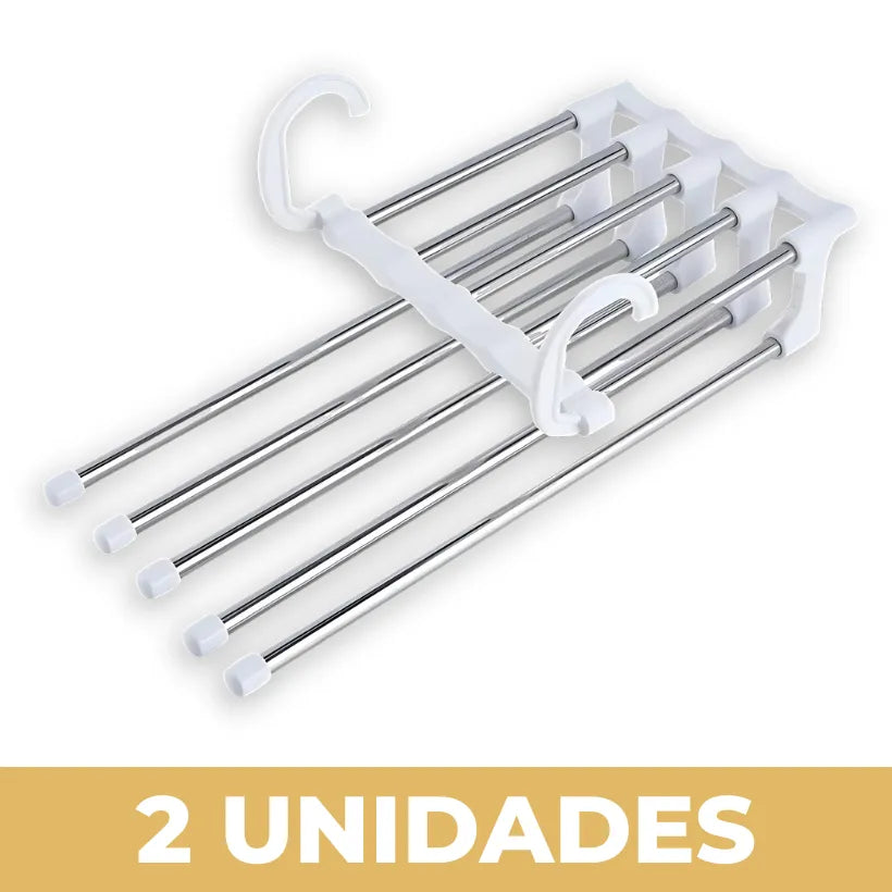 ImperialFlex® - Cabide Flexível 5 em 1 (Compre 1 e Leve 2) - Queima de Estoque!