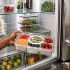FreshBox® - Organizador de Alimentos em Acrílico (Organize e Preserve Seus Alimentos) - Frete Grátis!