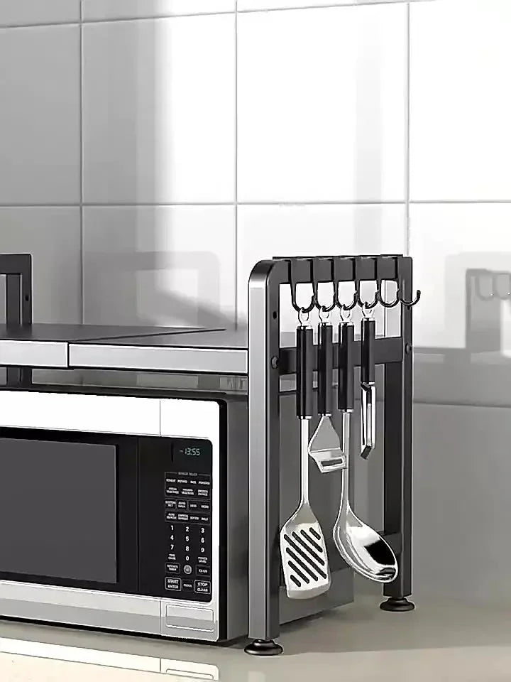 MultiFlex® - Rack Metálico Multiuso Ajustável (Dobre o Espaço da Sua Bancada) - Frete Grátis!
