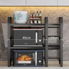 MultiFlex® - Rack Metálico Multiuso Ajustável (Dobre o Espaço da Sua Bancada) - Frete Grátis!