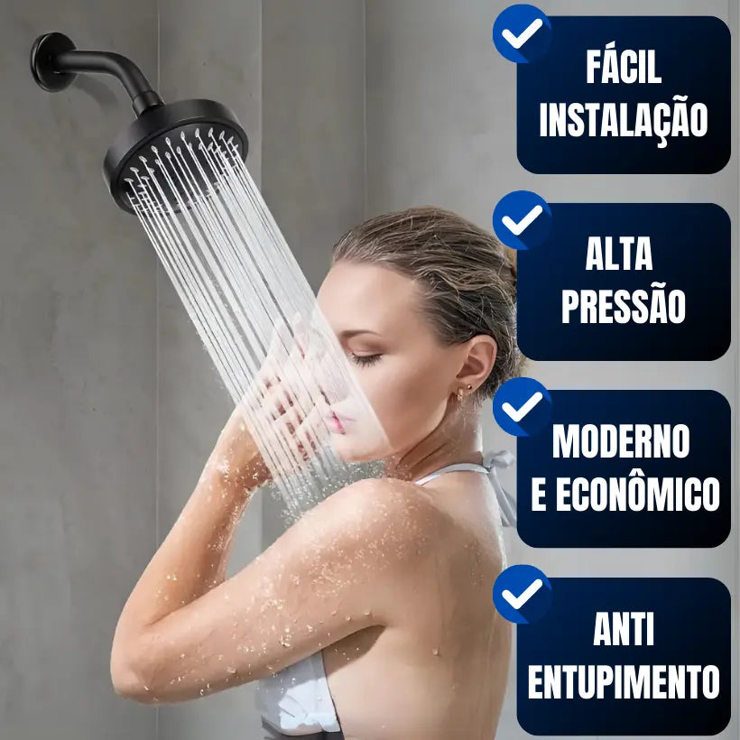 chuveiro econômico de alta pressão