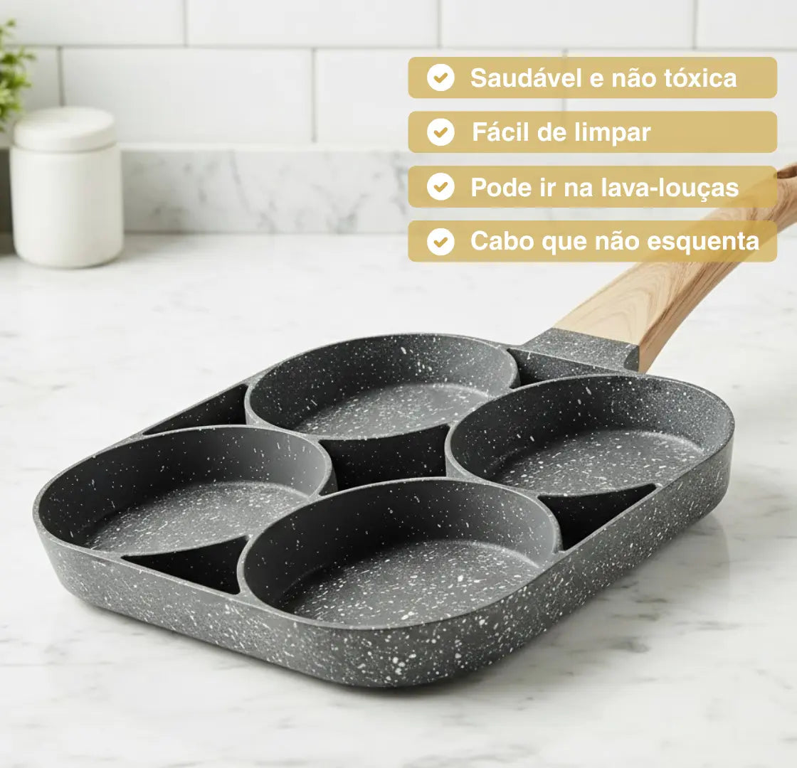 FryChef® – Frigideira 4 em 1 Antiaderente Premium