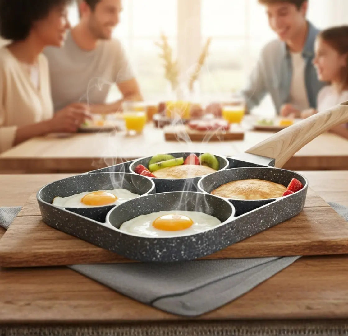 FryChef® – Frigideira 4 em 1 Antiaderente Premium