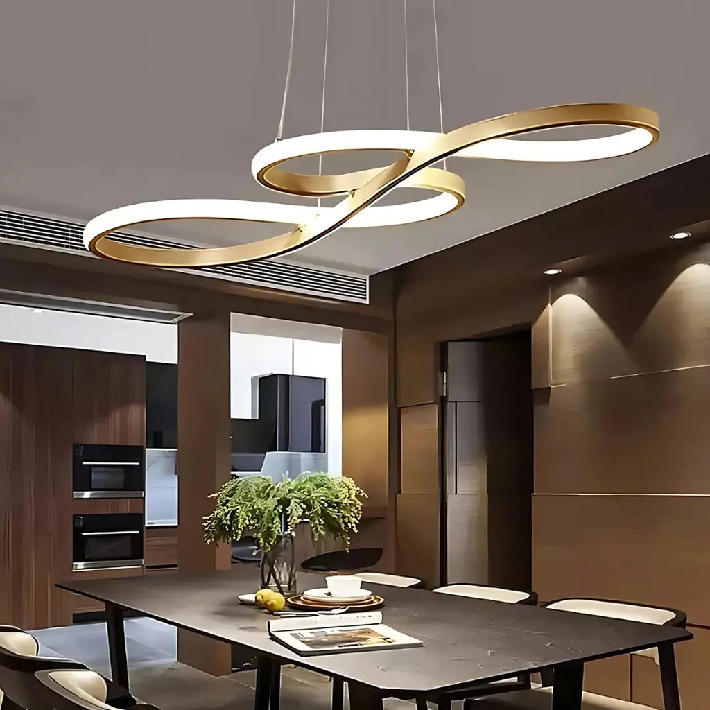 Lustre Pendente Dourado