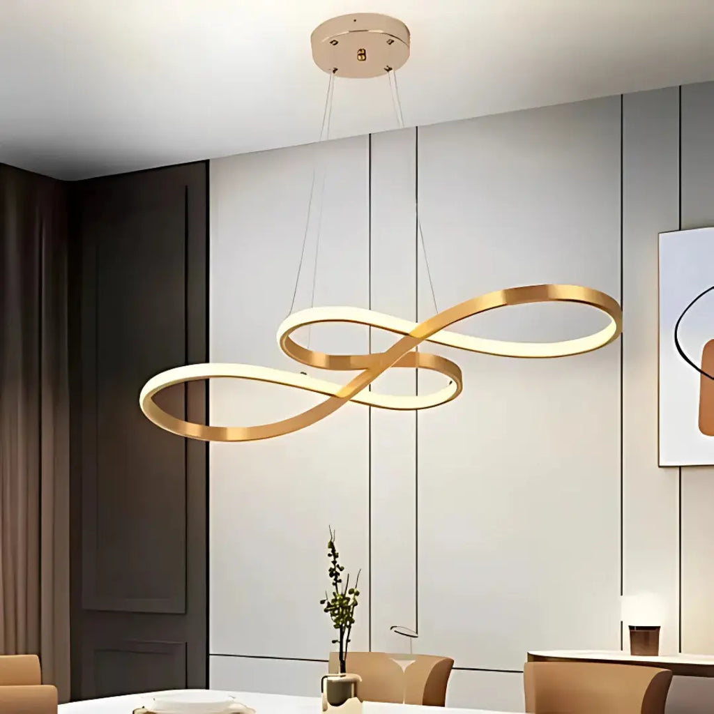 Lustre Pendente Dourado