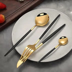 Conjunto de Talheres Dourado