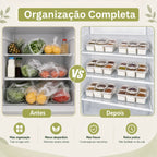 FreshBox® - Organizador de Alimentos em Acrílico (Organize e Preserve Seus Alimentos) - Frete Grátis!